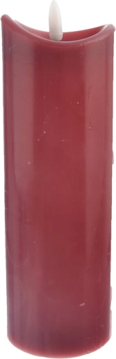 Lumânare LED cu temporizator bordo 20 cm