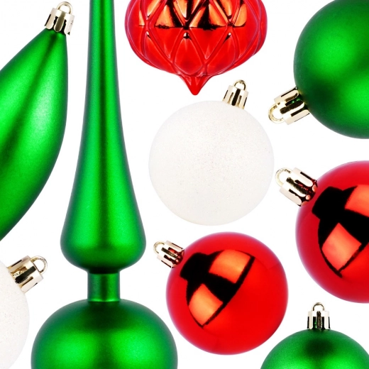 Mat, lucios și sclipici în culori tradiționale