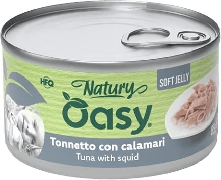 Oasy Natury jeleu moale – ton cu calamar 85 g