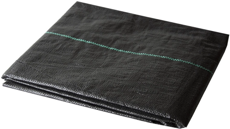 Textil de mulcire țesut 1,6 × 5 m, 100 g/m², negru