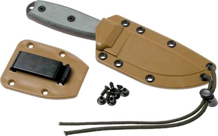 Teacă Kydex Coyote cu posibilitate de prindere MOLLE
