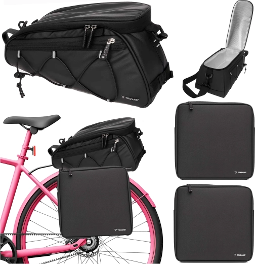 Set de genți de bicicletă pentru portbagaj Trizand 16 l (3 buc.)