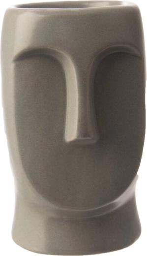 Lampă aromatică ceramică gri pentru uleiuri parfumate și ceară