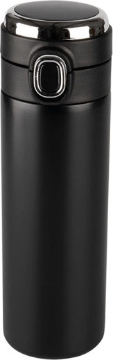 Cană termo 420 ml cu afișaj LED, neagră