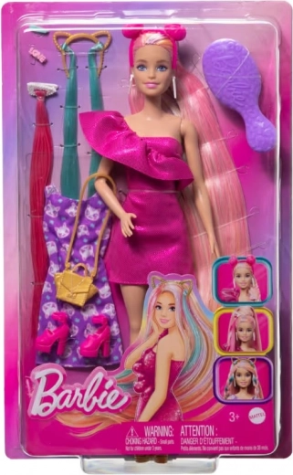 Barbie joacă-te cu părul – păpușă cu accesorii pentru coafuri
