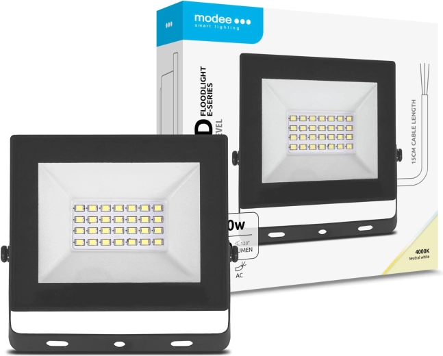 Reflector LED Modee E‑series Slim 20 W, 1600 lm, 4000 K, 120°