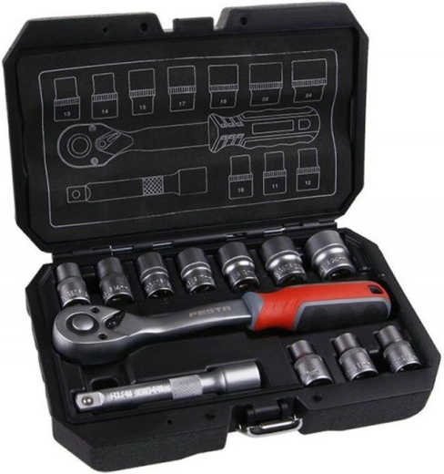 Set de tubulare 1/2" 12 piese FESTA PH