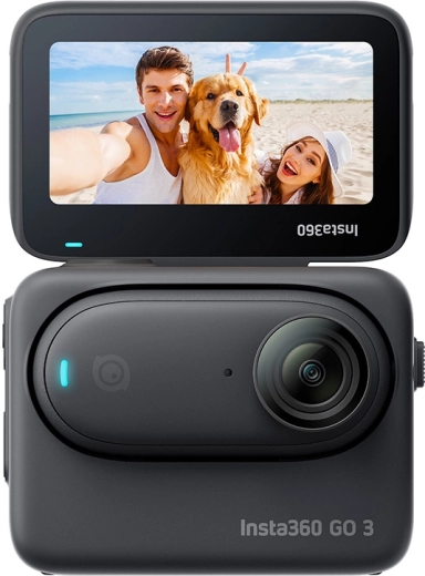 Cameră de acțiune Insta360 GO 3 128 GB neagră