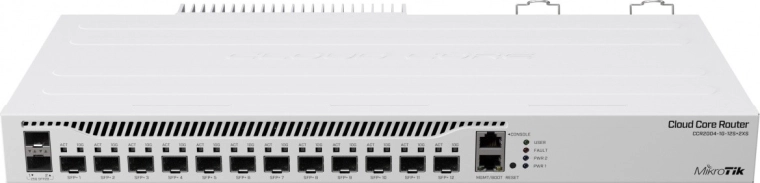 MikroTik Cloud Core Router CCR2004 cu 12× SFP+ și 2× SFP28