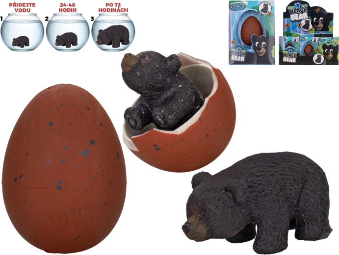 Urs negru care eclozează și crește – ou interactiv pentru apă