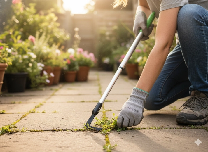 Răzuitor telescopic pentru buruieni 71,5–106,5 cm