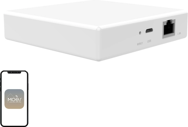 Gateway MOES MZHUB pentru ZigBee, Matter și Thread