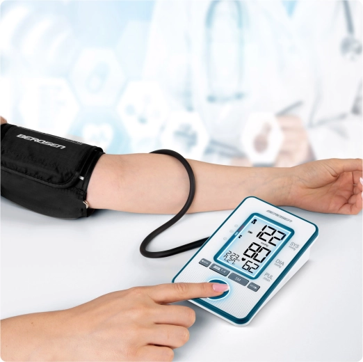 Măsurare cu un singur buton și ecran LCD mare