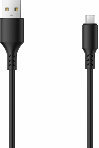 Setty cablu USB – microUSB 1 m 1 A negru