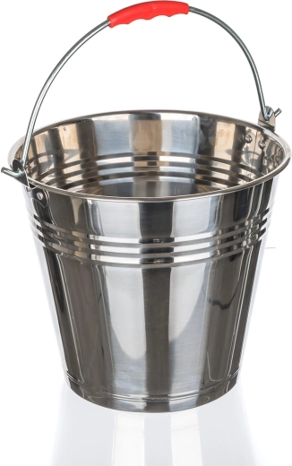 Găleată din inox 10 l cu mâner confortabil