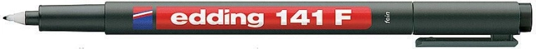 Marker permanent edding 141 F, negru