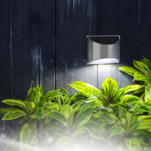 Lampă LED solară de perete cu 4 LED-uri SMD