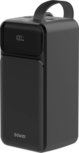 Powerbank Savio 50 000 mAh neagră