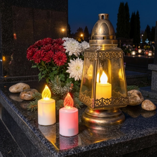 Ideală pentru candela de cimitir și felinar