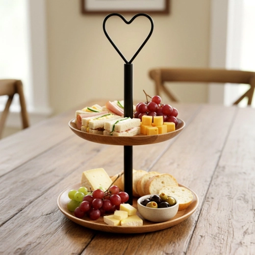 Servire pe două niveluri cu economie de spațiu