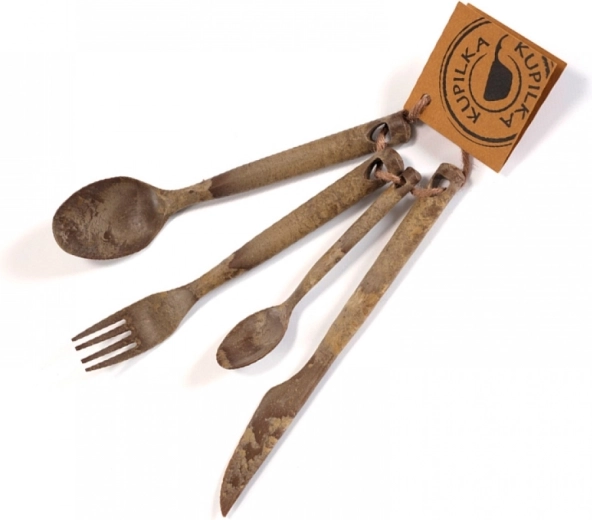 Tacâmuri de camping KUPILKA Cutlery Brown