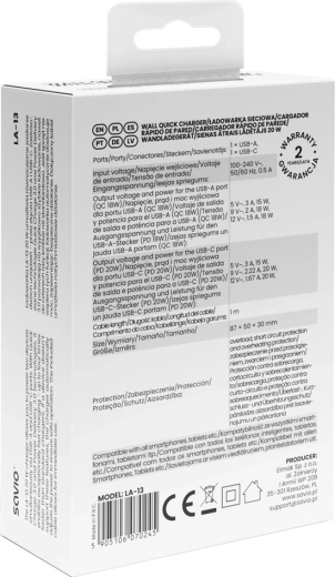 Set complet cu cablu USB‑C – USB‑C