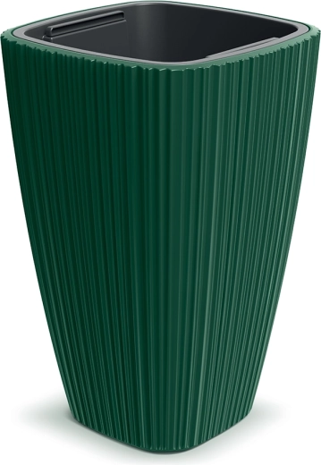 Ghiveci ORO 39 × 39 cm verde închis