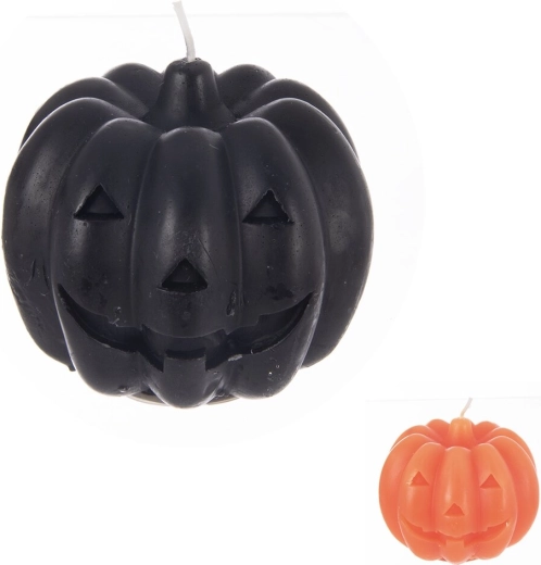 Lumânare decorativă dovleac 8 × 8 × 7 cm (2 variante)