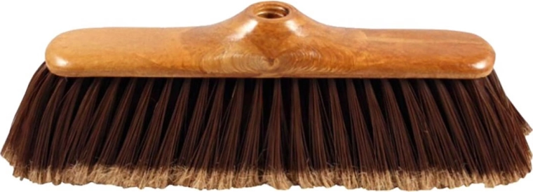 Mătură cu imitație de lemn 28 cm, plastic, filet grosier