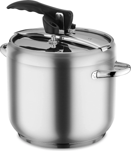 Oală sub presiune din inox Axio 7 l, mată