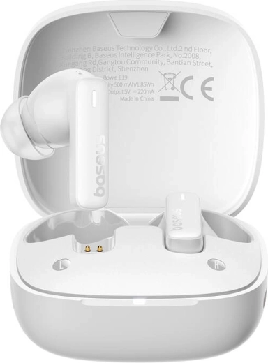 Căști wireless Baseus Bowie E19 (alb)