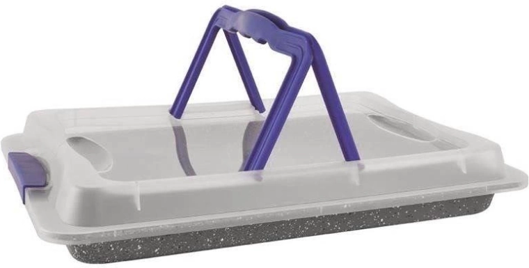 Transport sigur datorită capacului cu mâner