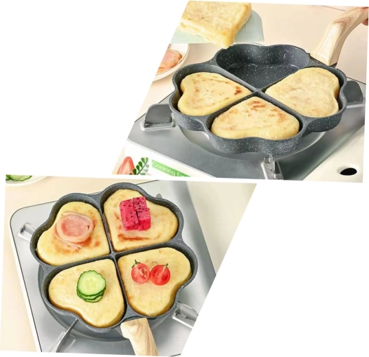 Patru forme în inimă pentru mai multe porții simultan