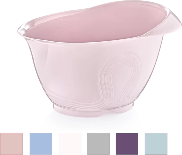 Bol oval pentru amestecat 4 l cu mâner și cioc turnare