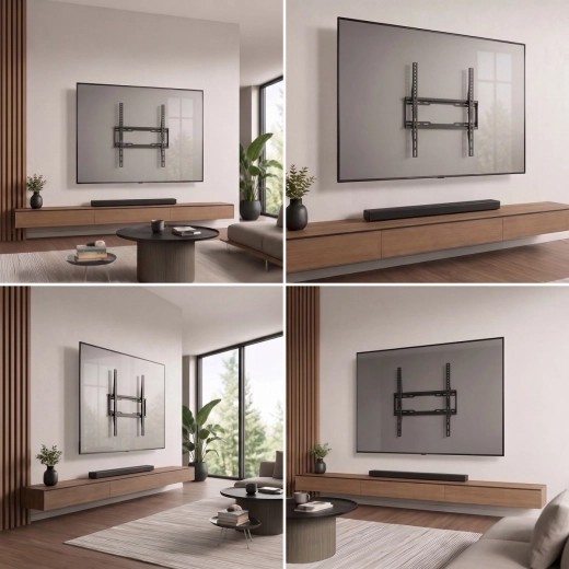 Pentru TV 32–75" cu sarcină până la 45 kg