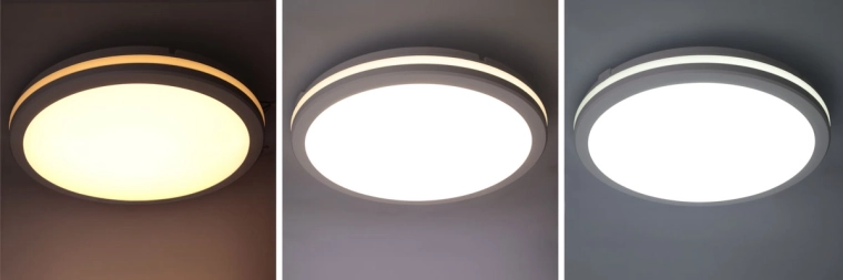 Trei nuanțe de lumină albă