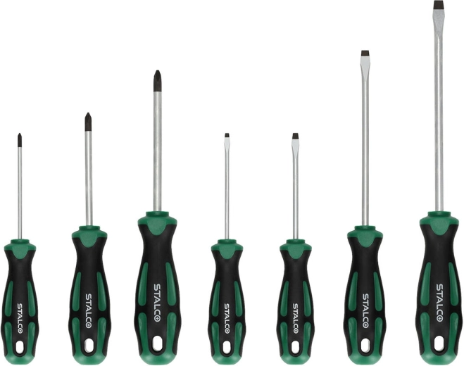 Set de șurubelnițe 7 buc PHILLIPS și drepte STALCO