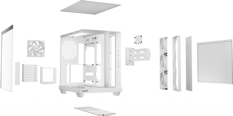 Spațiu modular și suport pentru plăci cu conectori pe spate