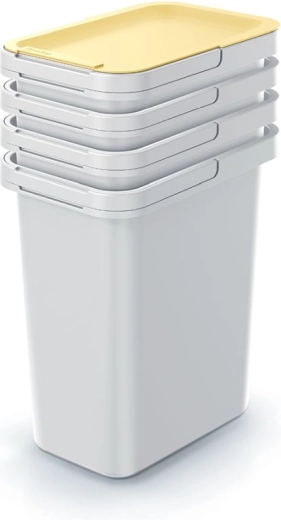 Set de coșuri pentru reciclare 4×12 l Prosperplast Systema Set