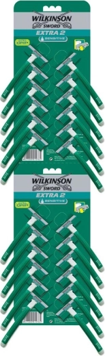 Lamă de ras de unică folosință WILKINSON Extra 2 Sensitive cu bandă hidratantă