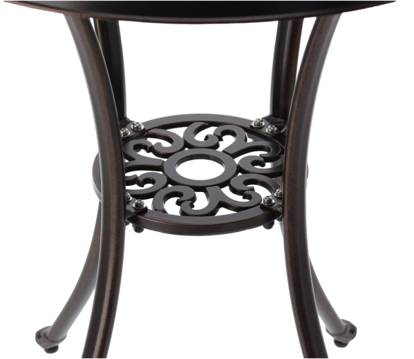 Construcție solidă și stabilă din turnări de aluminiu