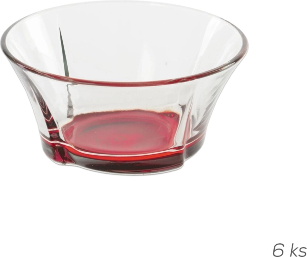 Bol din sticlă Truva 12 cm (6 buc)