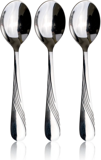 Lingurițe pentru ceai Celestra din oțel inoxidabil, set 3 buc