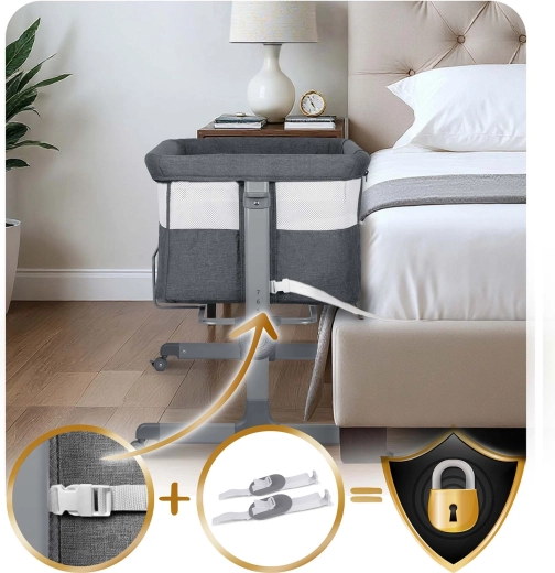 Fixare sigură lângă patul părinților