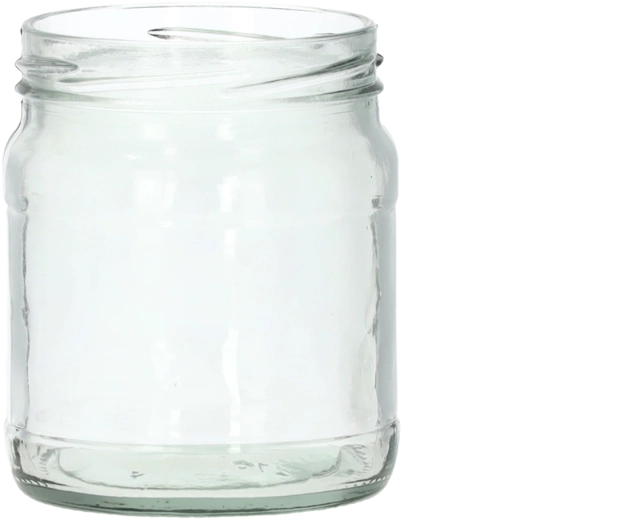 Borcan de sticlă pentru conserve 450 ml cu gât de 82 mm