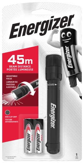 Energizer lanternă manuală X‑Focus LED cu 2× AA