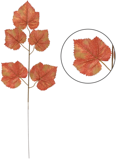 Ramură artificială de fag 57 × 20 cm, verde