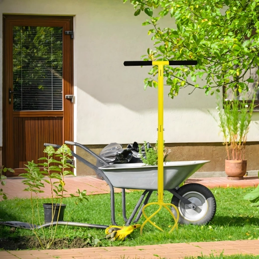 Cultivator manual și aerator de sol