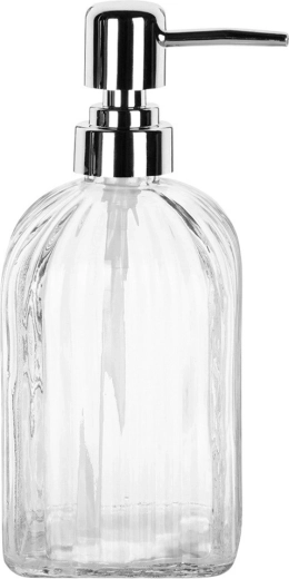 Dozare comodă cu pompiță metalică lucioasă