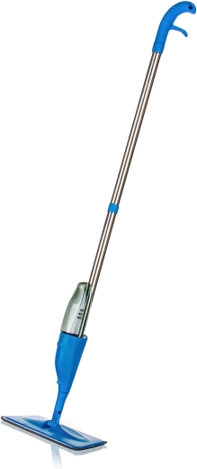 Mop spray cu rezervor de 350 ml din microfibră, albastru